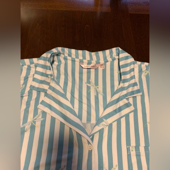 Button down collared pyjama shirt - Picture 3 of 10